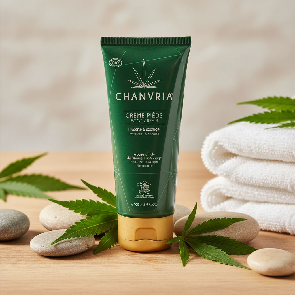 Crème Pieds Chanvria – Hydratation & Confort au Chanvre Bio – 100 ml – Image 2