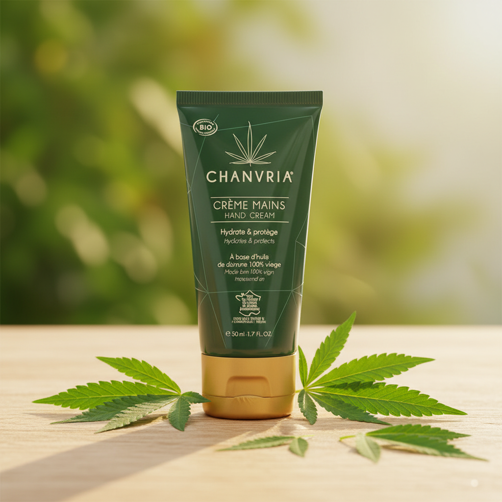 Crème Mains Chanvria – Réparatrice & Nourrissante au Chanvre Bio - Cosmétique naturel – Hydratation, protection & confort quotidien