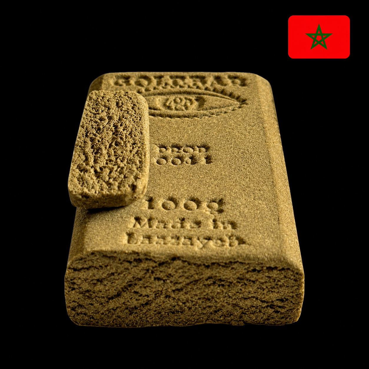 Résine CBD Kompolti GOLDBAR420 #0011